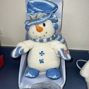 Animated Dancing Singing And Swinging Snowman Squeeze‎ Hand. DOES NOT WORK blue
